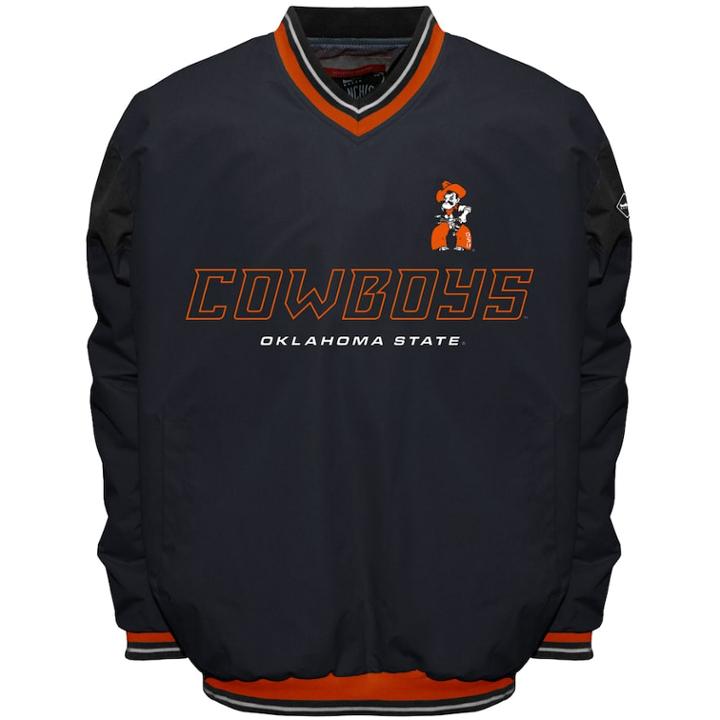 Men's Oklahoma State Cowboys Rush Windshell Top, Size: Xl, Grey