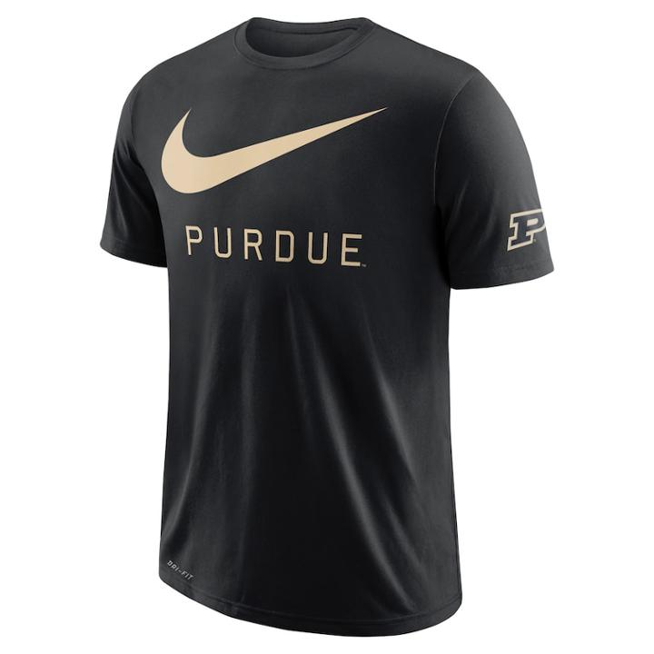 Men's Nike Purdue Boilermakers Dna Tee, Size: Large, Black