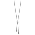 Sterling Silver Popcorn Chain Lariat Necklace, Women's, Size: 16