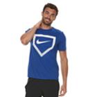 Men's Nike Home Plate Tee, Size: Large, Blue