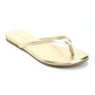Lc Lauren Conrad Women's Flip-flops, Size: 7, Gold