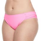 Juniors' Plus Size Island Soul Solid Hipster Bikini Bottoms, Women's, Size: 1xl, Pink