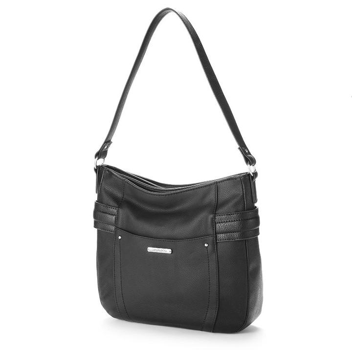 Stone And Co. Joline Leather Shoulder Bag, Women's, Black