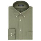 Men's Chaps Regular-fit Wrinkle-free Herringbone Dress Shirt, Size: L-32/33, Green Oth