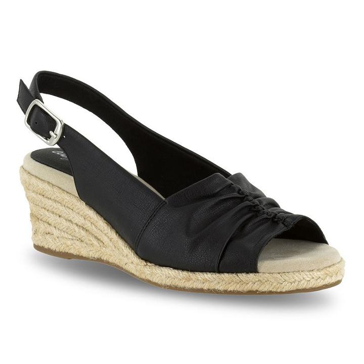 Easy Street Kindly Women's Espadrille Wedge Sandals, Size: Medium (7), Ovrfl Oth