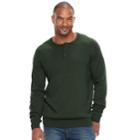 Big & Tall Sonoma Goods For Life&trade; Classic-fit Coolmax Henley, Men's, Size: 3xl Tall, Dark Green