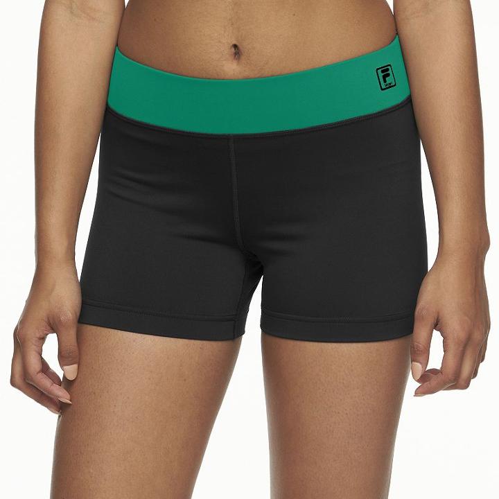 Women's Fila Sport® Reflective Performance Shorts, Size: Xs, Med Green