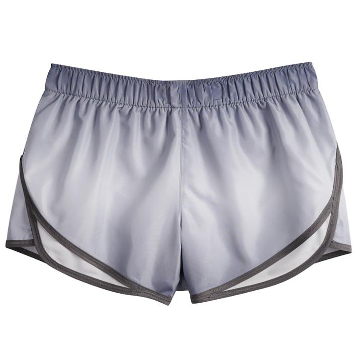 Girls 7-16 So&reg; Woven Running Shorts, Size: 12, Dark Grey