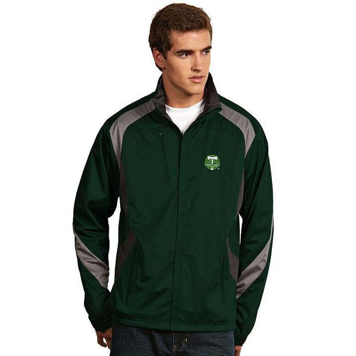 Men's Antigua Portland Timbers Tempest Desert Dry Xtra-lite Performance Jacket, Size: Large, Dark Green