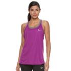 Women's Nike Dri-fit Mesh Racerback Tank Top, Size: Small, Purple Oth