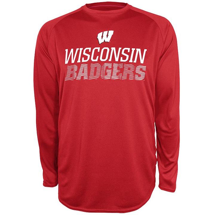 Men's Champion Wisconsin Badgers Team Tee, Size: Xxl, Red