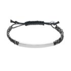 Simply Vera Vera Wang Curved Bar Beaded Cord Bracelet, Women's, Multicolor