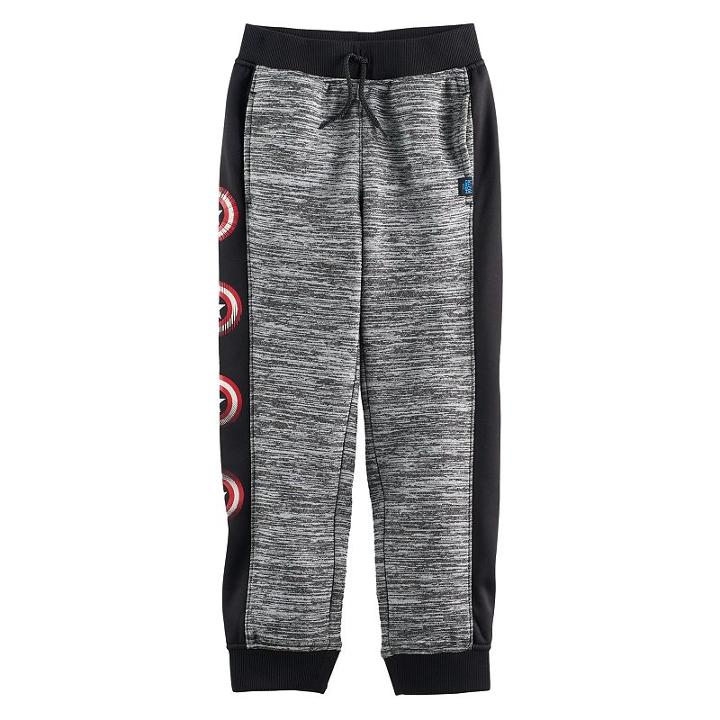 Boys 4-7x Marvel Hero Elite Series Captain America Collection For Kohl's Jogger Pants, Size: 5, Oxford