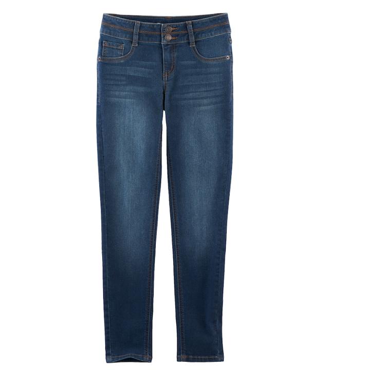 Girls 7-16 & Plus Size Mudd&reg; Stretch Jeggings, Size: 16 1/2, Blue