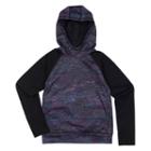 Girls 4-6x New Balance Performance Abstract Hoodie, Girl's, Size: 5, Black