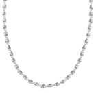 Sterling Silver Butterfly Twist Chain Necklace - 18 In, Women's, Size: 18, Grey