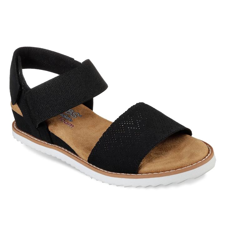 Skechers Bobs Desert Kiss Women's Sandals, Size: 9, Grey (charcoal)