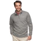 Big & Tall Columbia Dunsire Point Classic-fit Colorblock Fleece Quarter-zip Pullover, Men's, Size: Xl Tall, Med Grey