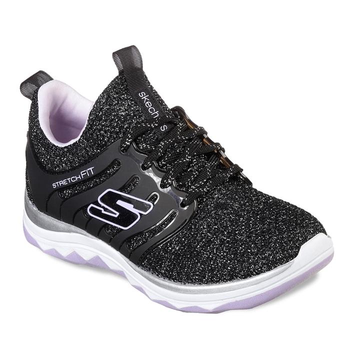 Skechers Diamond Runner Sparkle Sprints Girls' Sneakers, Size: 4, Green