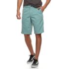 Men's Urban Pipeline&reg; Ultimate Twill Flat-front Shorts, Size: 40, Med Green