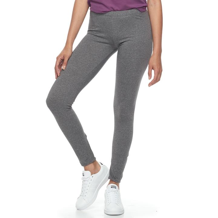 Juniors' So&reg; Lattice Back Leggings, Teens, Size: Xl, Dark Grey