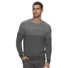 Men's Marc Anthony Slim-fit Fairisle Wool-blend Sweater, Size: Xl, Dark Blue