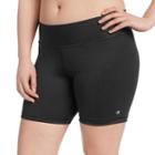Plus Size Women's Champion Absolute Compression Running Shorts, Size: 2xl, Black