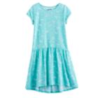 Girls 4-10 Jumping Beans&reg; Drop Waist Dress, Size: 7, Brt Green