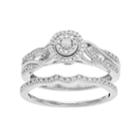 Always Yours 1/4 Carat T.w. Diamond Engagement Ring Set, Women's, Size: 7, White