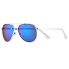 Men's Dockers Aviator Mirrored Sunglasses, Med Grey