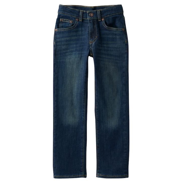 Boys 4-12 Sonoma Goods For Life&trade; Straight Jeans In Regular, Slim & Husky, Size: 7 Slim, Med Blue