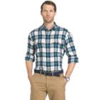 Men's Izod Saltwater Regular-fit Plaid Performance Button-down Shirt, Size: Xl, Green Oth