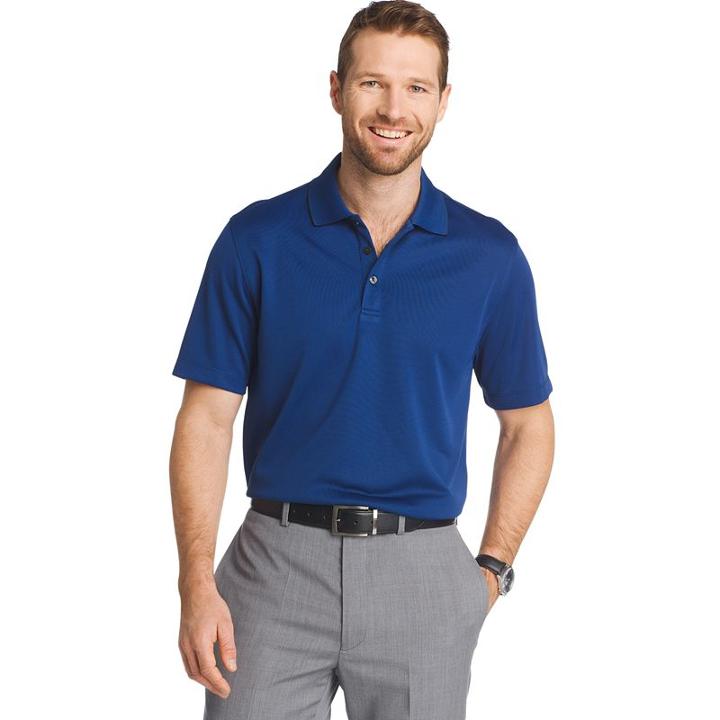 Big & Tall Van Heusen Traveler Air Classic-fit Performance Polo, Men's, Size: 3xb, Blue Other
