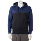 Men's Adidas Colorblock Fleece Pullover, Size: Large, Blue (navy)