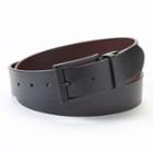 Apt. 9&reg; Rounded-edge Reversible Faux-leather Belt, Men's, Size: 36, Black