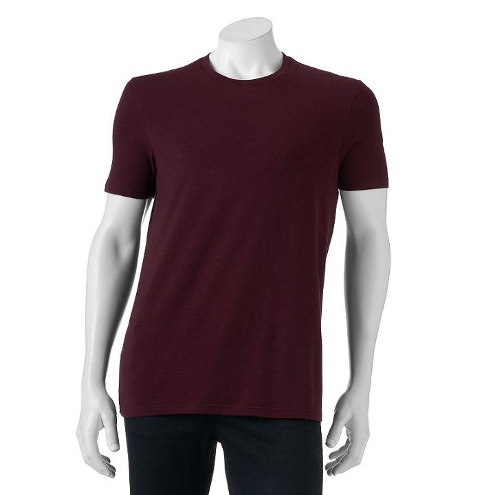 Men's Sonoma Goods For Life&trade; Flexwear Classic-fit Stretch Tee, Size: Large, Brown