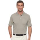 Men's Croft & Barrow&reg; Classic-fit Easy-care Interlock Pocket Polo, Size: Large, Med Beige