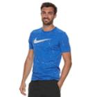 Men's Nike Swoosh Tee, Size: Large, Blue
