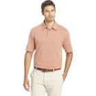 Big & Tall Van Heusen Classic-fit Textured Slubbed Polo, Men's, Size: Xl Tall, Red