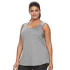 Plus Size Fila Sport&reg; Core Scoopneck Tank, Women's, Size: 1xl, Light Grey