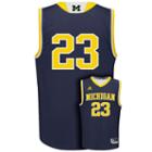 Men's Adidas Michigan Wolverines Replica Basketball Jersey, Size: Xxl, Blue (navy)