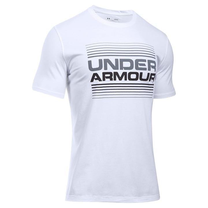 Men's Under Armour Shield Line-up Tee, Size: Xxl, White