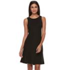Women's Apt. 9&reg; Sleeveless A-line Knit Dress, Size: Medium, Black