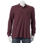 Men's Croft & Barrow&reg; Classic-fit Easy-care Pique Polo, Size: Xxl, Dark Red