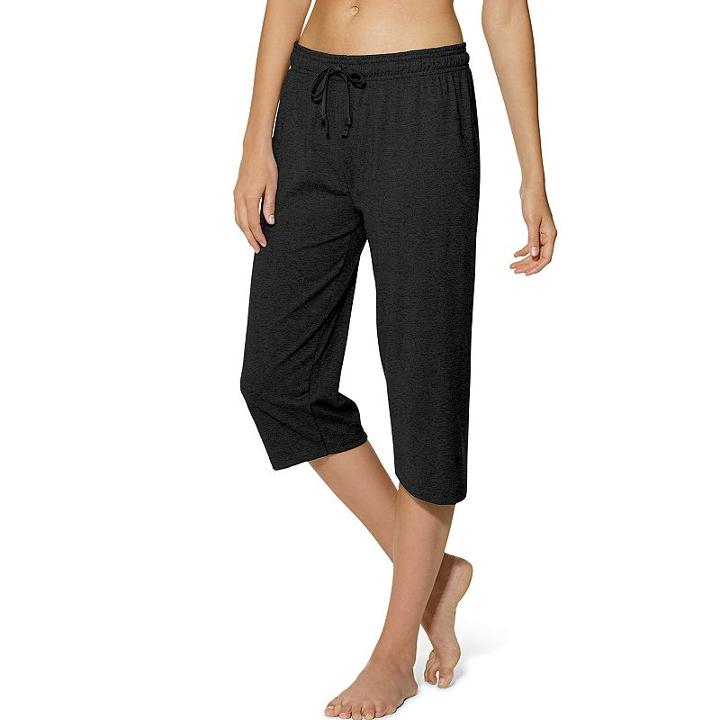 Women's Champion Capris, Size: Large, Black