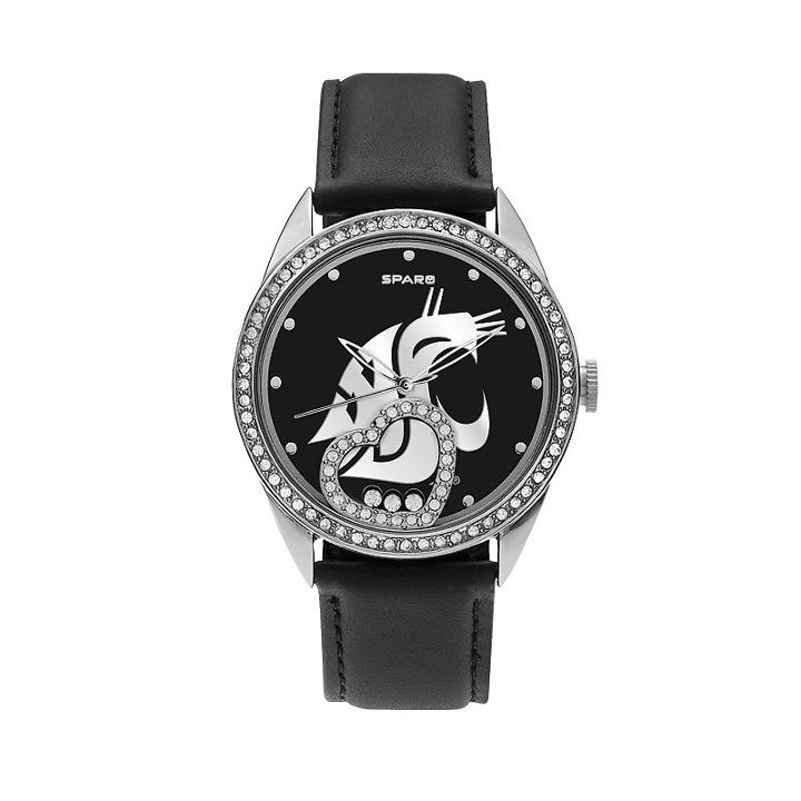 Sparo Women's Beat Washington State Cougars Watch, Black