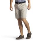 Men's Lee Walker Flat-front Shorts, Size: 30, Med Beige