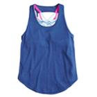 Girls 7-16 So&reg; Strappy Tank Top With Built-in Bra, Size: 12, Light Blue