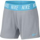 Girls 7-16 Nike Dri-fit Training Shorts, Size: Xl, Grey (charcoal)