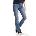 Women's Levi's 715 Modern Fit Bootcut Jeans, Size: 00/24 Avg, Med Blue